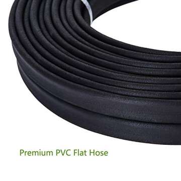 LINEX Garden Soaker hose More Water leakage Heavy Duty Metal Hose Connector Ends 1/2 inch x 50 ft and Water Sprinkler Timer for Garden Hose Outdoor Lawn Yard Watering System Drip Irrigation with Autom