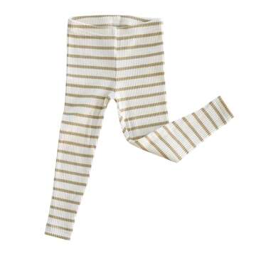 AVAUMA Baby Boys Girls Pajama Set 6M-7T Kids Cute Toddler Snug fit Pjs Cotton Sleepwear (Stripe_Mustard Large)