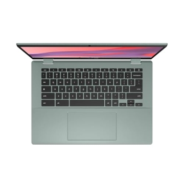 ASUS Flip CM14 Slim 2-in-1 Chromebook in Gray Green 8-core up to 2.05GHz 14in FHD Touchscreen 4GB DDR4 64GB Emmc WiFi Chrome OS (CM1402 – Renewed)