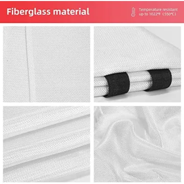 Emergency Fire Blanket 4 Pack for Kitchen Safety