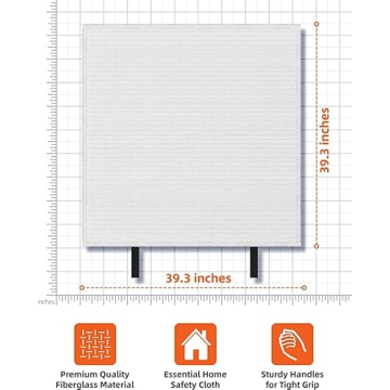 Emergency Fire Blanket 4 Pack for Kitchen Safety