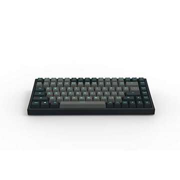 YUNZII KC84S Graphite Blue Wireless Mechanical Keyboard