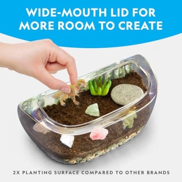 NATIONAL GEOGRAPHIC Dinosaur Terrarium Kit with Real Plants