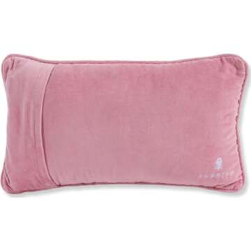 FURBISH Handmade Needlepoint Decorative Throw Pillow - Not Needy - 9" x 15" - Small Embroidered Accent Pillow for Bed, Chair, Couch, Sofa - Aesthetic Room Decor