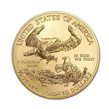 Stunning 1/4 oz Gold American Eagle Coin - BU with Certificate