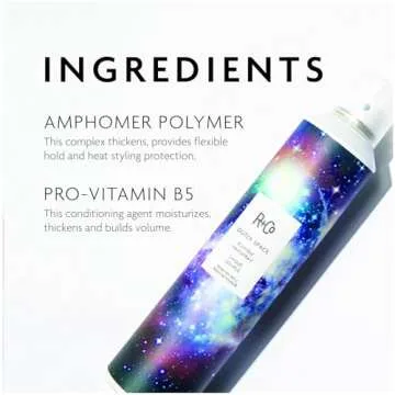 R+Co Outer Space Flexible Hairspray - Lightweight Non-Sticky Hold