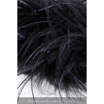 Luxurious PRODESIGN Satin Kimono Robe with Feather Trim