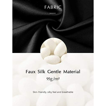 Luxurious PRODESIGN Satin Kimono Robe with Feather Trim