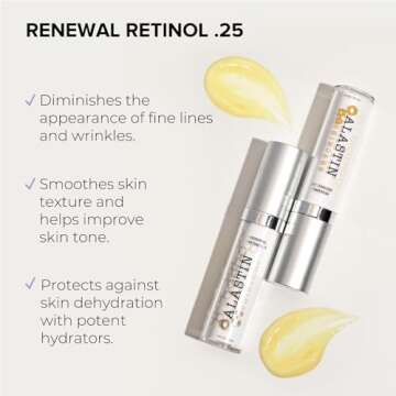 ALASTIN Skincare Skin Renewal Retinol Face Serum (.25 Strength, 1.0 oz) | Anti-Aging, Diminishes Fin...