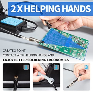 YIHUA 926 III Soldering Station Kit with 12 Accessories