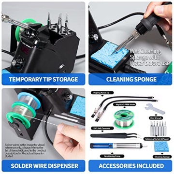 YIHUA 926 III Soldering Station Kit with 12 Accessories