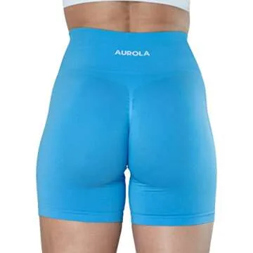AUROLA Intensify Workout Shorts for Women Seamless Scrunch Short Gym Yoga Running Sport Active Exerc...