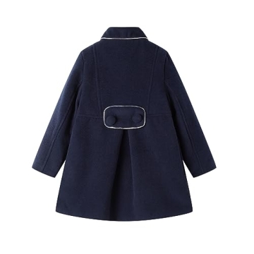 Mud Kingdom Girls Faux Wool Coat - Stylish & Warm
