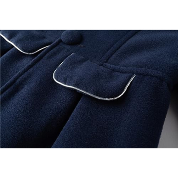 Mud Kingdom Girls Faux Wool Coat - Stylish & Warm