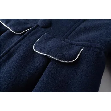 Mud Kingdom Girls Faux Wool Coat - Stylish & Warm