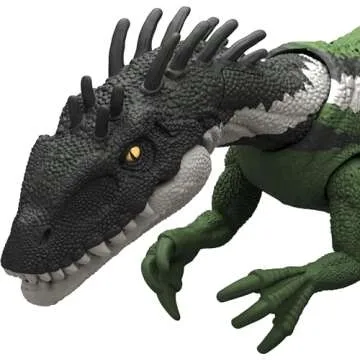 Mattel Jurassic World Strike Attack Guaibasaurus Dinosaur Toy with Single Strike Action, Movable Joints, Action Figure Gift with Physical & Digital Play