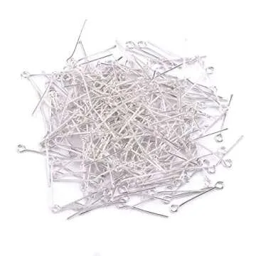 BEADIA Open Eye Pins for DIY Jewelry Making 500pcs