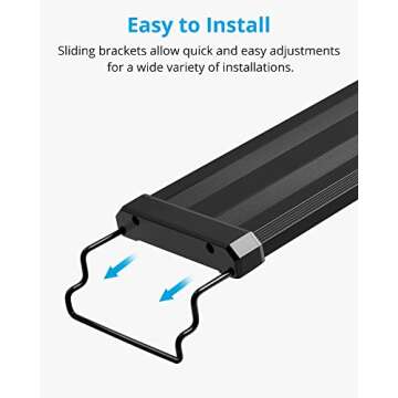 NICREW ClassicLED Aquarium Light with Extendable Brackets