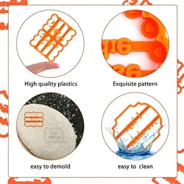 Funny Cookie Moulds - 12 Unique Saying Cutters for Fun Baking