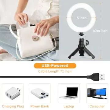 Evershop Ring Light for Zoom Calls & Video Conferencing