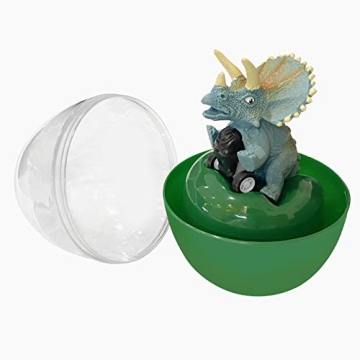 Surprise Dinosaur Pull Back Cars in Jumbo Eggs