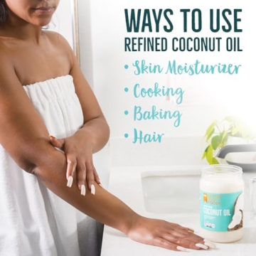 Organic Refined Coconut Oil for Cooking and Beauty Care
