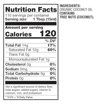 Organic Refined Coconut Oil for Cooking and Beauty Care