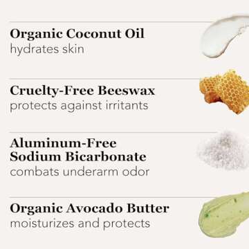 Super Natural Goods - Lavender + Eucalyptus Unscented Deodorant Stick, Aluminum-Free, Organic, Healt...