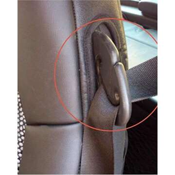 Car Seat Covers | Leatherette (Sides) & Two Tone Synthetic Fishnet (Insert) | Custom Made, Compatible with Smart Fortwo 2007-2014 (451) | Sponge/Foam Padding | Black Sides/Gray & Black Insert