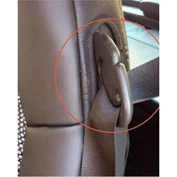 Car Seat Covers | Leatherette (Sides) & Two Tone Synthetic Fishnet (Insert) | Custom Made, Compatible with Smart Fortwo 2007-2014 (451) | Sponge/Foam Padding | Black Sides/Gray & Black Insert