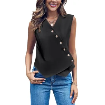 Cicy Bell Women's Stylish Waistcoat Vest - Perfect Fit