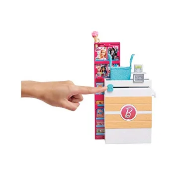 Barbie Supermarket Playset with 25 Accessories for Kids
