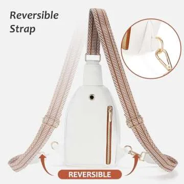 MARIKALIFE Sling Bag - Trendy Crossbody Faux Leather Purse