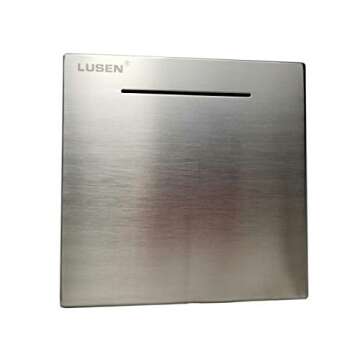 LUSEN Safe Piggy Bank Made of Stainless Stell,Safe Box Money Savings Bank for Kids,Can Only Save The Piggy Bank That Cannot be Taken Out