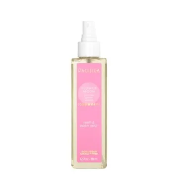 Pacifica Hair Perfume & Body Fragrance Spray Mist - Flower Moon, Alcohol-Free & Vegan