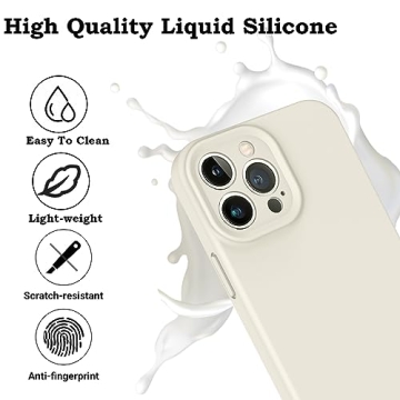 ROUMAYMAY Liquid Silicone Case for iPhone 14 Pro Max