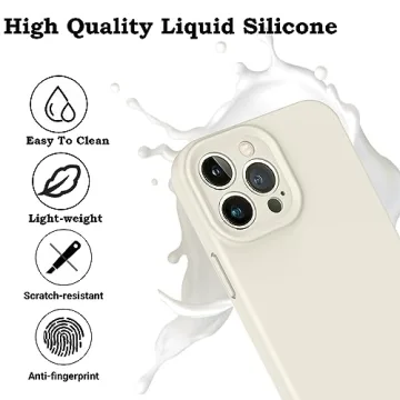 ROUMAYMAY Liquid Silicone Case for iPhone 14 Pro Max