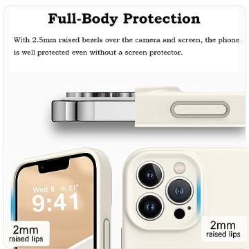 ROUMAYMAY Liquid Silicone Case for iPhone 14 Pro Max