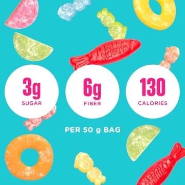 SmartSweets Variety Pack Low Sugar Candy Healthy Snacks