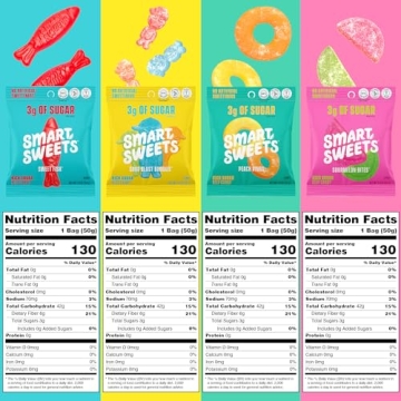 SmartSweets Variety Pack Low Sugar Candy Healthy Snacks