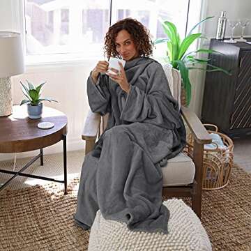 Catalonia Wearable Blanket with Sleeves - Cozy Comfort for All