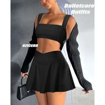 Stylish OZICERD Two Piece Skirt Set for Women