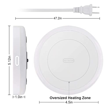 BESTINNKITS Smart Mug Warmer Auto On/Off for Home and Office