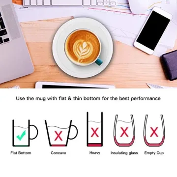 BESTINNKITS Smart Mug Warmer Auto On/Off for Home and Office