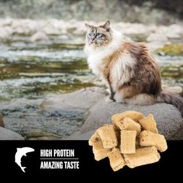 ORIJEN Six Fish Freeze Dried Cat Treats, Grain-Free & Delicious