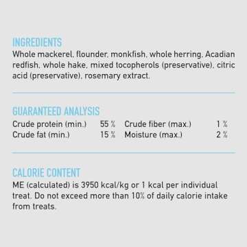 ORIJEN Six Fish Freeze Dried Cat Treats, Grain-Free & Delicious