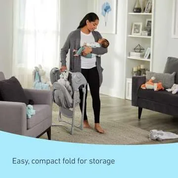 Graco Slim Spaces Compact Baby Swing for Infants