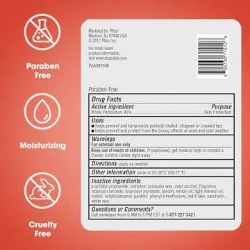 ChapStick Classic Strawberry Lip Balm – Fruity & Sweet, Moisturizing Lip Care for Dry, Cracked L...