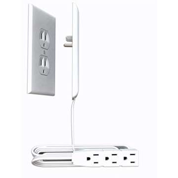 Sleek Ultra-Thin Electrical Outlet Cover & Power Strip