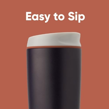 Owala SmoothSip Insulated Stainless Steel Coffee Tumbler | 20 oz | BPA Free | Navy (Telescope Tales)